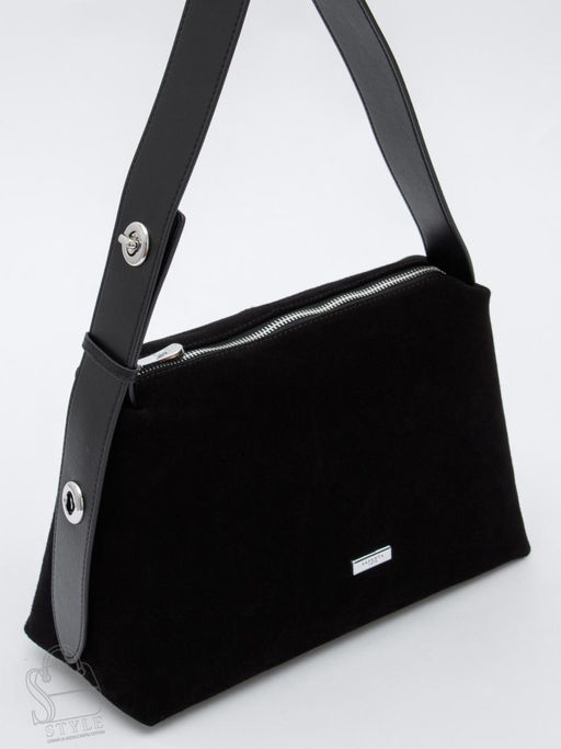 Сумка женская кожаная 8017SMS black Velina Fabbiano-Safenta