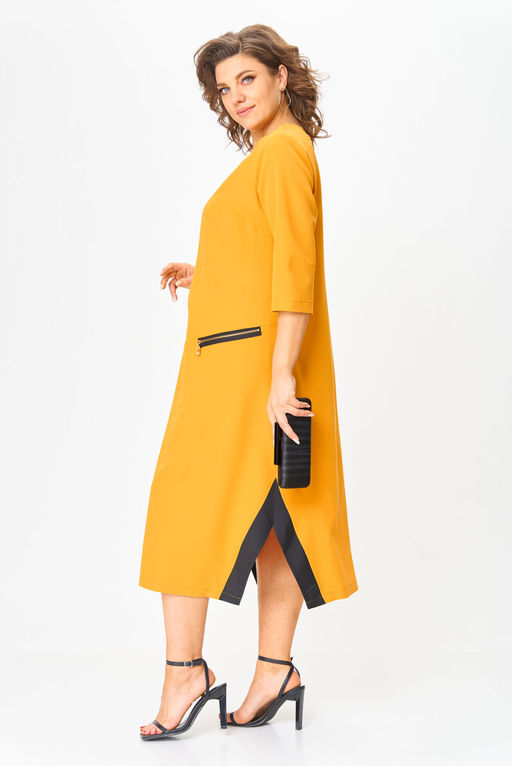 Платье Michel Chic 2073/1 горчичный  фото 7