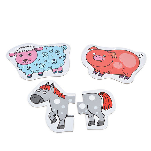 Напольный пазл-мозаика "На ферме" (малый)