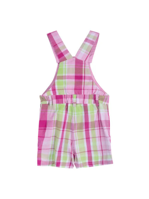 PlayToday / Комплект детский для девочек: фуфайка трикотажная (футболка), полукомбинезон текстильный  фото 3