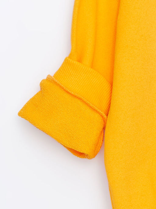 Bisiklet Yaka Uzun Kollu Galatasaray Bask?l? Erkek Bebek Sweatshirt - Waikiki фото 2