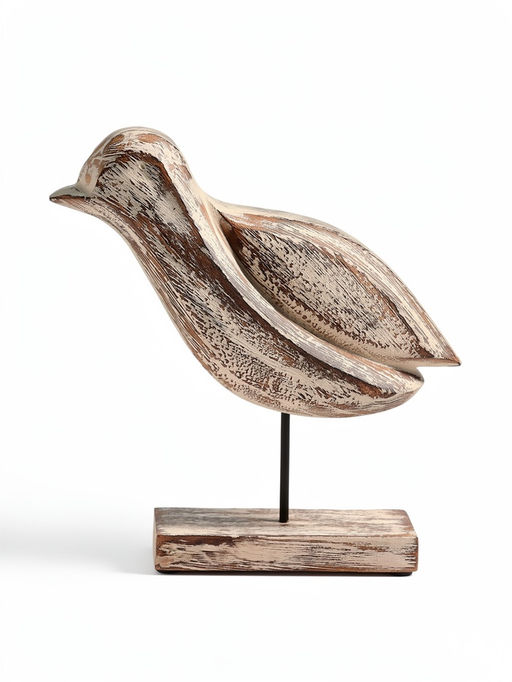 Сувенир интерьерный «Кулик», 25×6×25 см, дерево