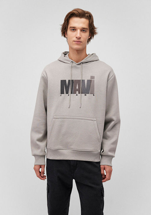 Mavi Jeans Logo Bask?l? Gri Sweatshirt  фото 3