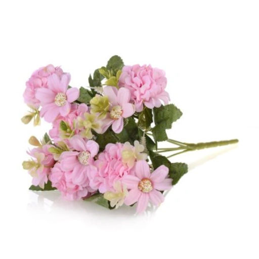 Цветок искусственный 30 см Букет 5 цветков / FD152 /уп 2/200/1200/ - Галеонтрейд фото 7