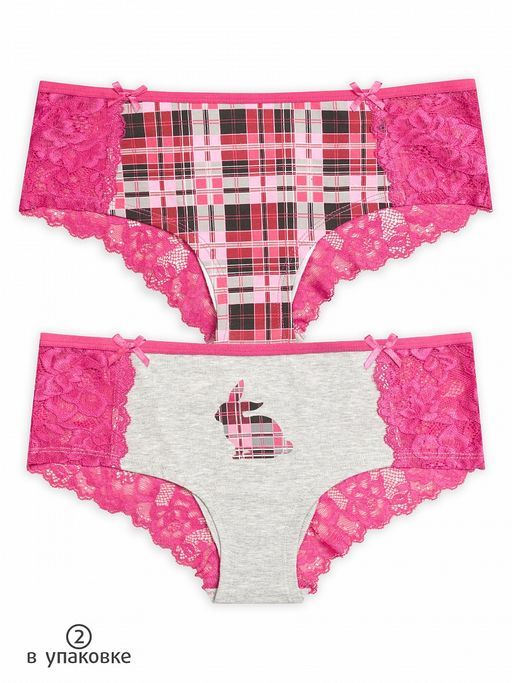 Pelican 2шт. в упаковке LUHA6194(2) трусы женские  фото 3