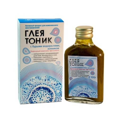 Глеятоник с бурыми водорослями, зопником (при изжоге) 100 мл - Сашера-мед фото 2