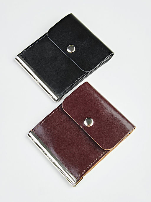 YK Зажим для денег с 2 кнопками 627