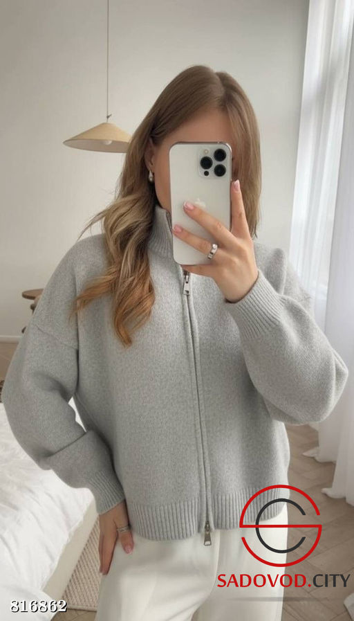 Женская кофта на молнии - Bruno фото 2