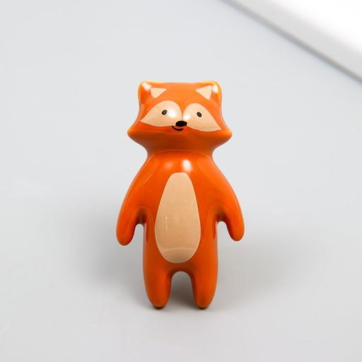 Ручка для шкатулки керамика, металл «Енотик», 6.3×3.5 см