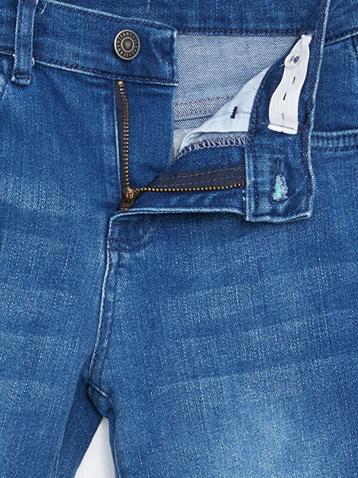 Beli Ayarlanabilir Lastikli Erkek ?ocuk Jean Pantolon - Waikiki фото 2