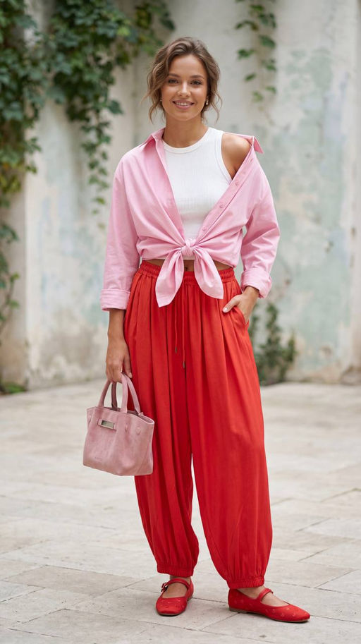 брюки султанки алладины 95% хлопок; 5% лайкра - Knitka wear фото 37