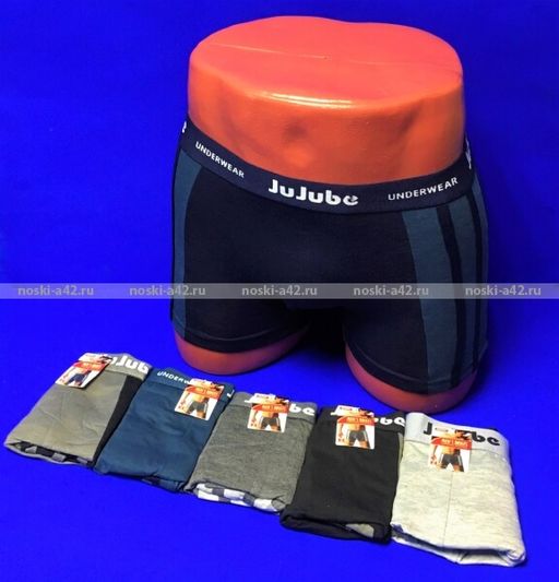 Цена за 8 шт. Трусы мужские боксеры JUJUBE арт. К 309 (К 302) XL (44-46) + 2XL (46-48) + 3XL (48-50) + 4XL (50-52) - For you фото 7