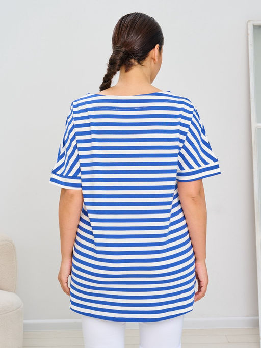 Футболка женская MR0251SS3 white/bright blue