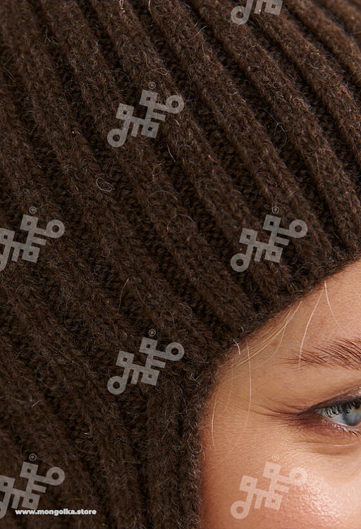 Шапка ушанка из 100% монгольской шерсти (арт. 05144) - Монголка фото 6