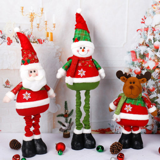 Новогоднее украшение Снеговик на телескопических ножках 40/70см / HS2022 /уп 36/ - Галеонтрейд фото 8