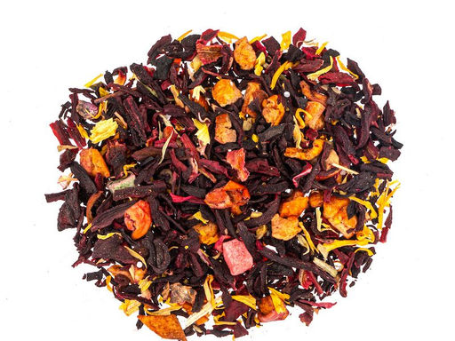 Камлёвъ Фруктовый чай с кусочками ананаса, папайи, манго Гавайский, 48 г (16 саше) - Камлевъ фото 4