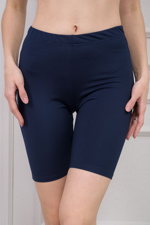 Велосипедки женские из вискозы зим. тёмно-синие - Амадэль фото 2