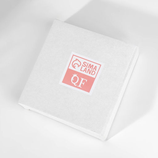 Зеркало настольное, с увеличением х2, декоративное, 13.5×14.5×3.5 см, (7.8×9.8 см), розовое