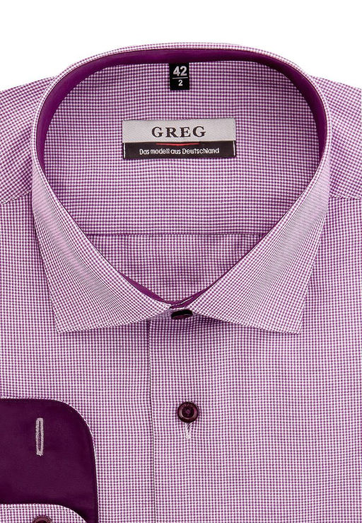 Сорочка мужская длинный рукав GREG 714/139/066/Z/1