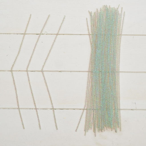 Синельная проволока «Блеск», набор 50 шт., перламутровая, 30 см