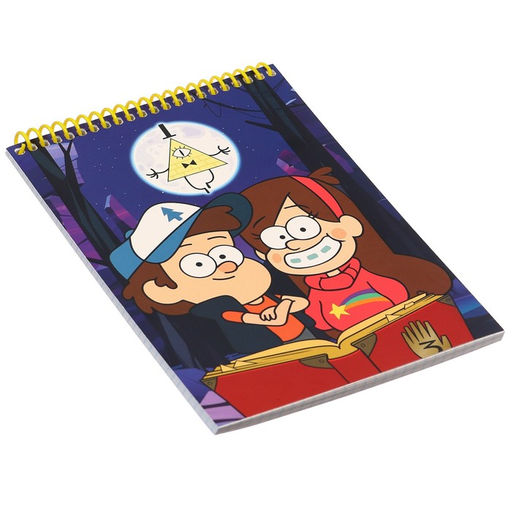 Блокнот А5, на гребне, 40 листов, Гравити Фолз - Disney фото 3