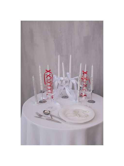 Цена за 5 шт. Ароматическая свеча парафиновая хозяйственная «Французская ваниль», 17×2 см, 40 г