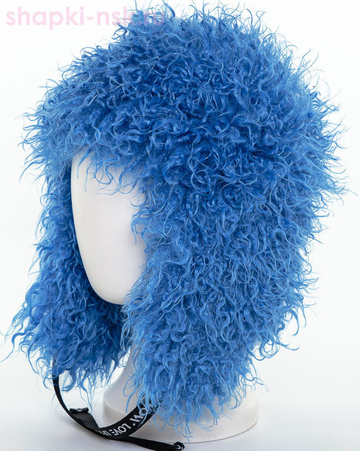 Лама экомех козлик Ушанка женская флис (56-57)