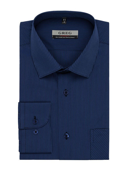 Сорочка мужская длинный рукав GREG 221/217/0618