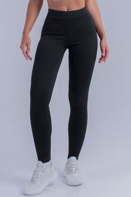 Арт. 11804/1 Лосины в рубчик с начесом 42-50 (5 шт) Цвет:черный - Калинка фото 2