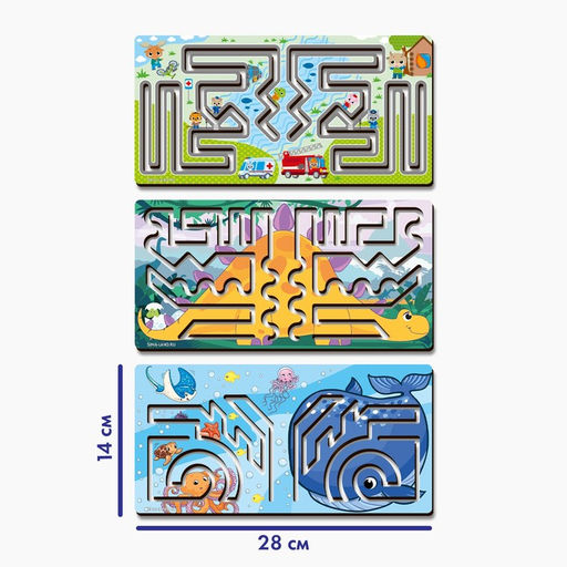 Нейротренажеры для детей «Межполушарные доски. Лабиринт», набор