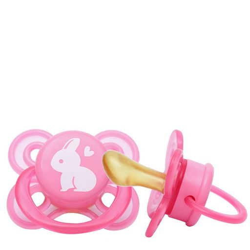 Соска - пустышка ортодонтическая, латекс, +6мес., Зайчик - Крошка я фото 4