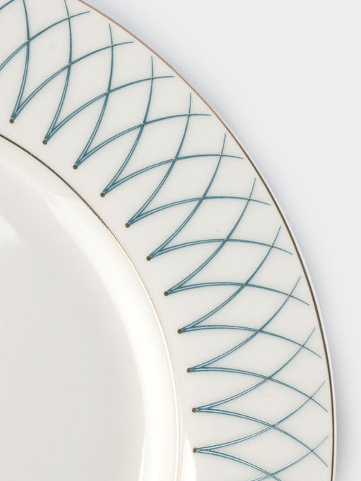 Тарелка WY Royal bird, d=20 см, фарфор, белая