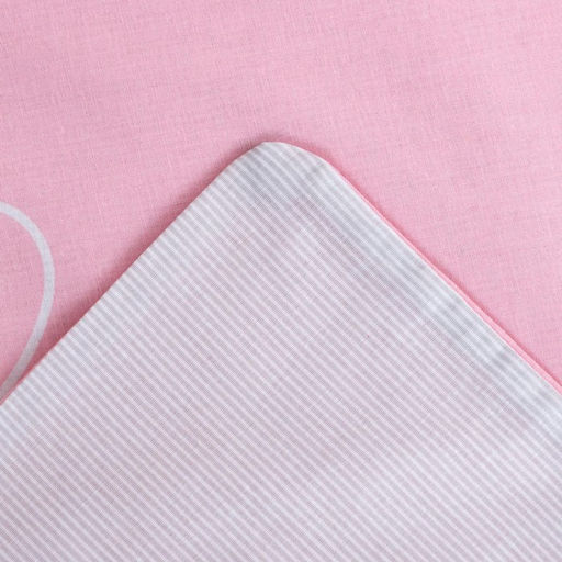 Постельное бельё Этель Дуэт Pink heart 143х215 см - 2 шт, 220х240 см, 70х70 см - 2 шт, поплин  фото 6
