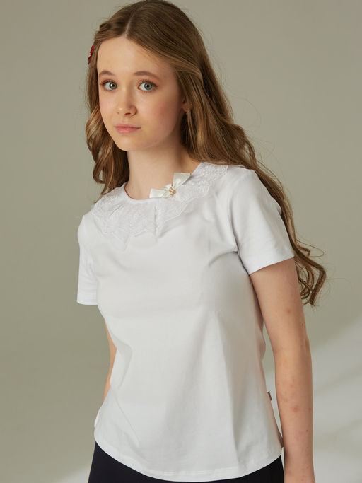 Блузка белый 181231101а - Nota bene фото 9