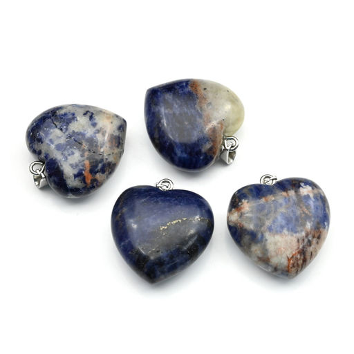 Кулон Сердце 25*25мм из яшмы перепелиной - Радуга камня фото 14