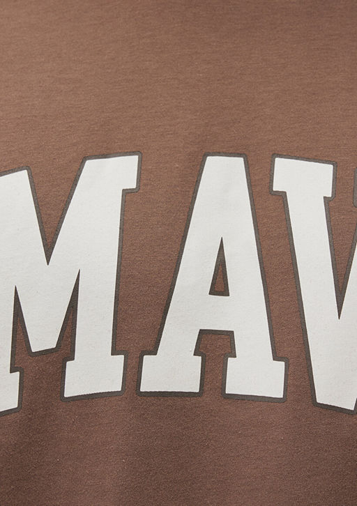 Mavi Logo Bask?l? Kahverengi Tisort  фото 6