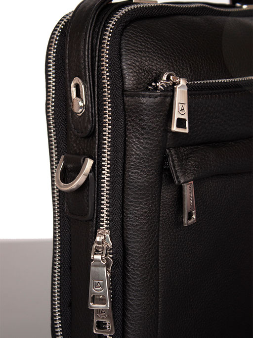 LACCOMA сумка 3765-4-черный натуральная кожа