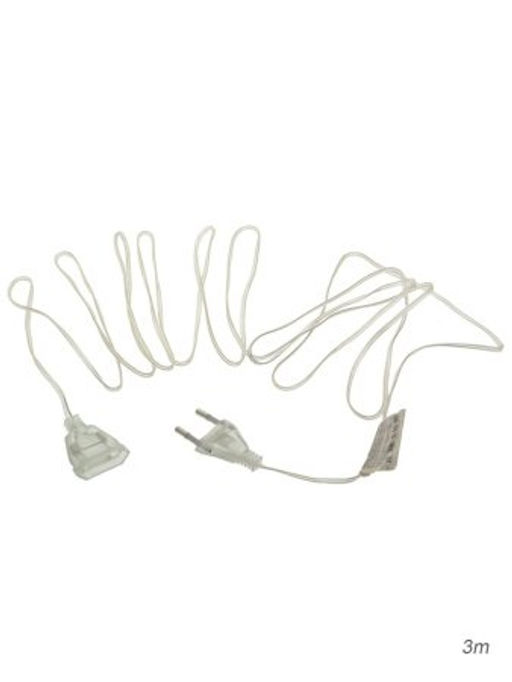 Удлинитель для гирлянды 3 м / D-3M /уп 50/1000/ - ГалеонТрейд фото 2