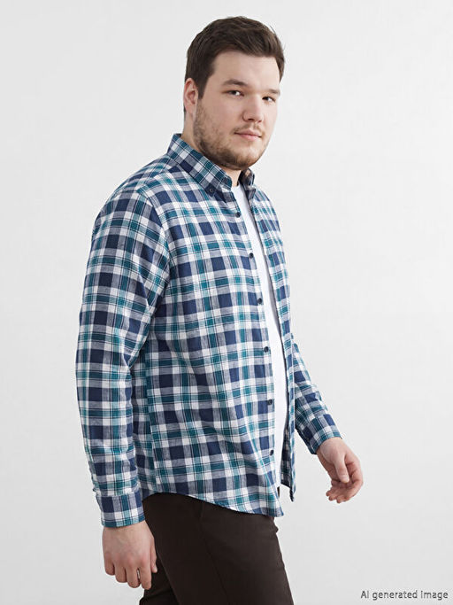 Regular Fit Ekose Erkek G?mlek