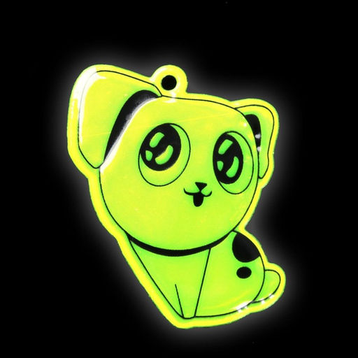 Цена за 8 шт. Светоотражающий элемент «Собачка», двусторонний, 5.5×4.4 см, МИКС