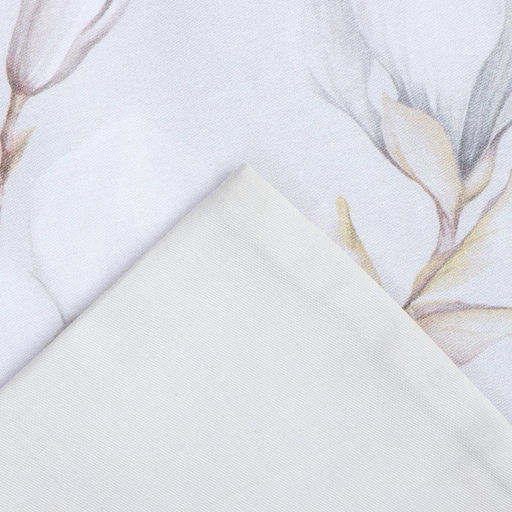 Постельное бельё Этель дуэт Beige flowers, 143х215 см-2шт, 214х240 см, 50х70см-2шт, мако-сатин 114г/м2 фото 6