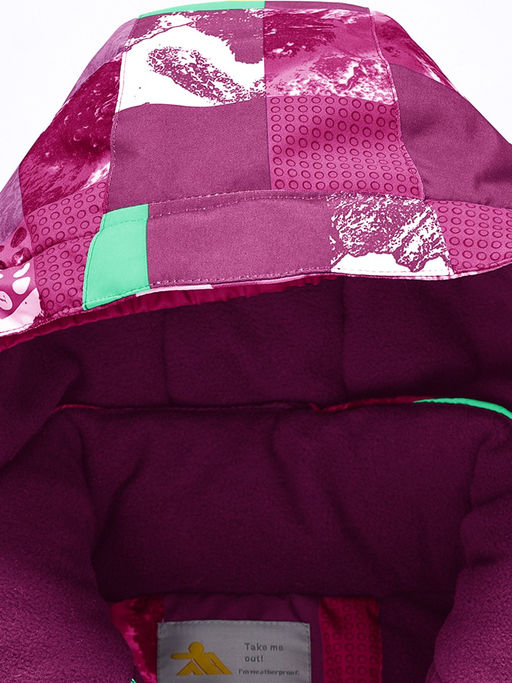 Горнолыжный костюм для девочки малинового цвета 9328M - Valianly фото 21