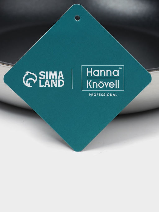 Сковорода 3Ply Hanna Knövell, d=24 см, h=5 см, толщина 2.2 мм, индукция, антипригарное покрытие, нержавеющая сталь