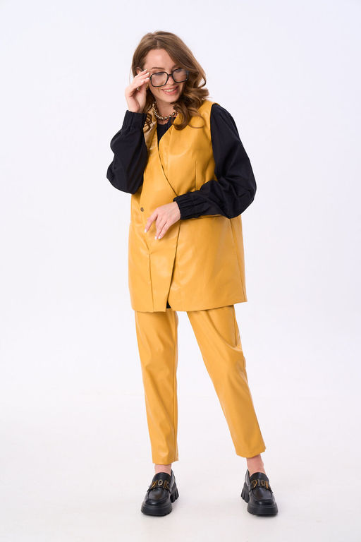 Костюм NIKVA н732-2 горчица  фото 2