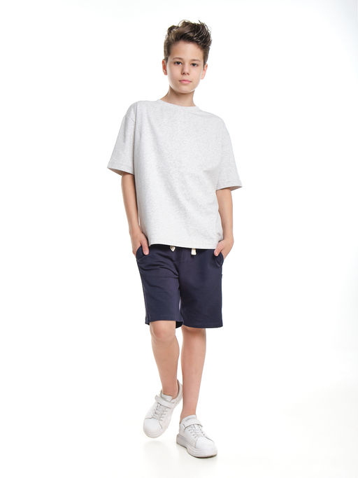 Футболка хлопок подросткам для школы 22-7625 черный - Mini maxi фото 7