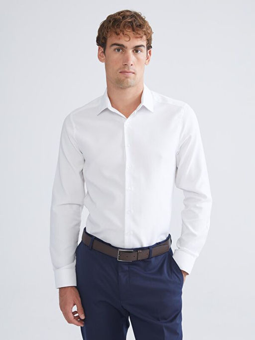 Slim Fit Uzun Kollu Arm?rl? Erkek G?mlek