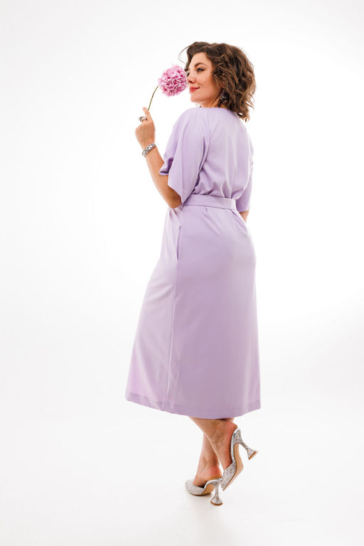 Платье ANELLI 1391 лаванда  фото 5