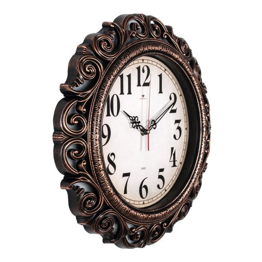 Часы настенные интерьерные «Хостон», бесшумные, плавный ход, d=40.5 см, циферблат d=26 см