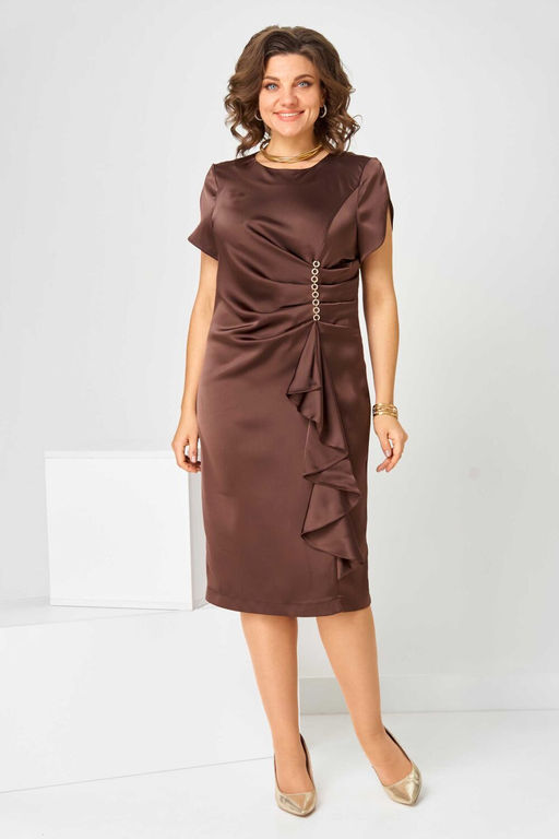 Платье Асолия 2714 коричневый