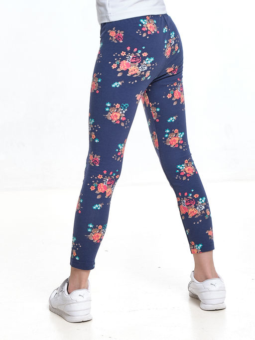 Бриджи (лосины) UD 4964 голубой/розы - Mini maxi фото 11